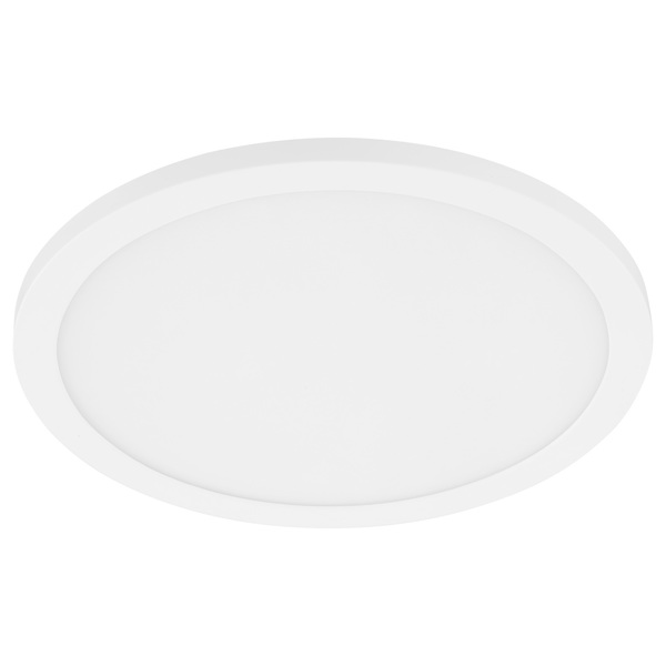Eglo One Light Led Ceiling /Wall Light W/White Finish & White Acrylic Shade 203677A